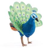 Folkmanis Fingerpuppe Mini Peacock / Mini Pfau 8017